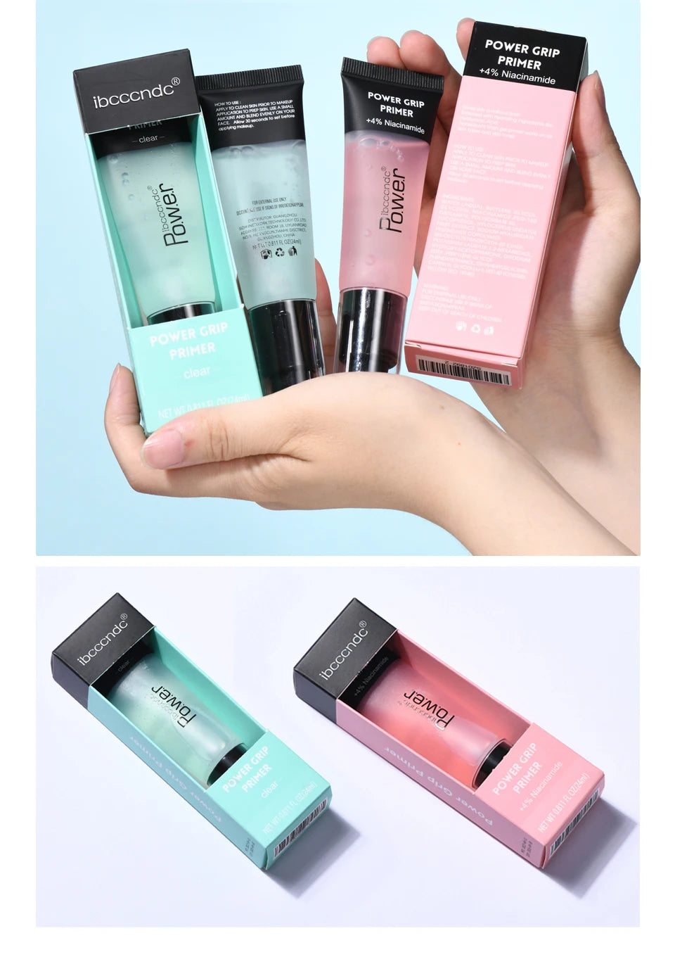 24ml Primer Gel Based Hydrating Face Primer For Smoothing Skin Pore Colorless Primes Long-lasting Hydrating Wear Cosmetics