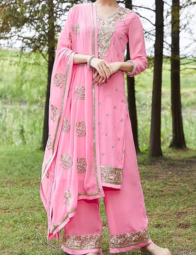 M&T Wear - Traditional Women's Ethnic Dance Costume Sari Next  Chaabi Three Piece Set