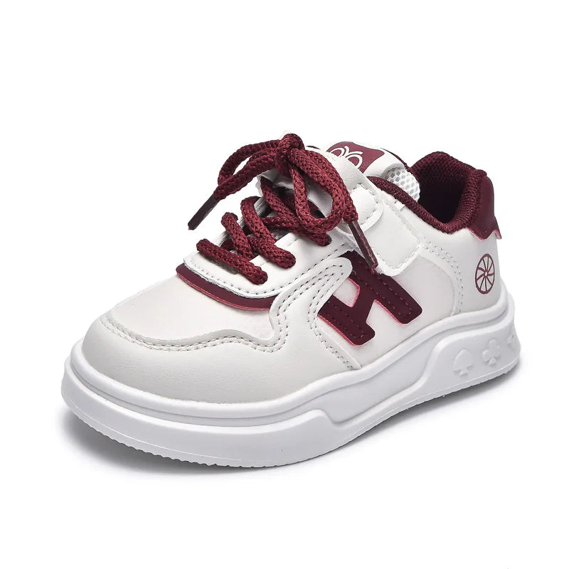 M&T Wear - Kids Basketball Shoes Comfortable Non-slip Students Running Shoes Soft Sole 2025 New Boys Girls Sports Shoes Hook&loop Trendy